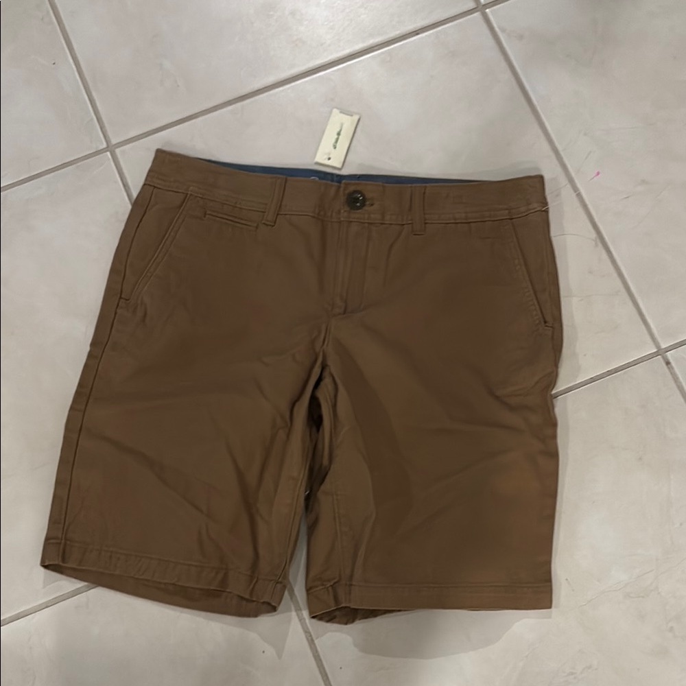 NWT Eddie Bauer sz 8 shorts brown 552